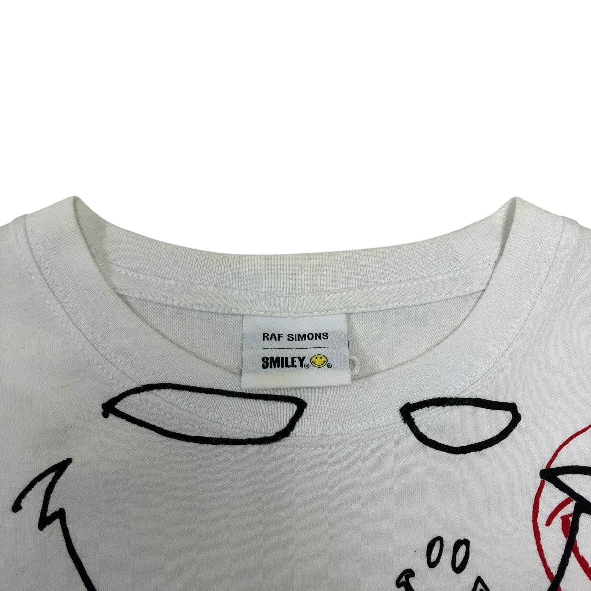 RAF SIMONS(ラフシモンズ) 半袖Tシャツ 224-M122 ホワイト サイズ XS