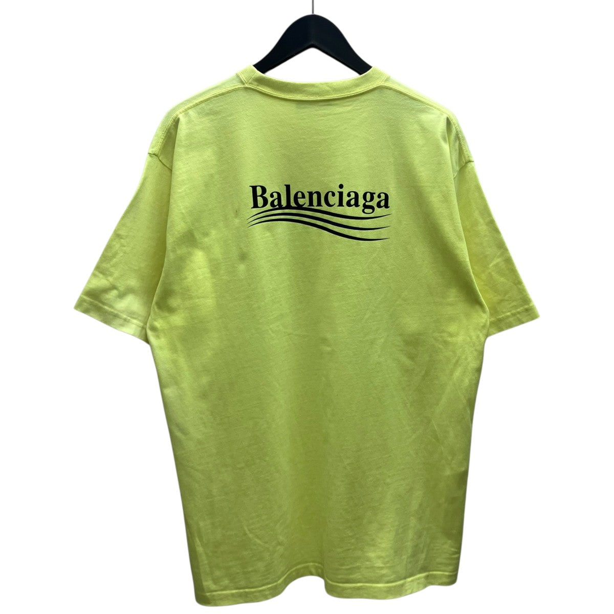 バレンシアガ  612964 TJVF7 キャンペーンロゴプリントTシャツ レディース M BALENCIAGA バレンシアガ T-shirt logo キャンペーンロゴ Tシャツ