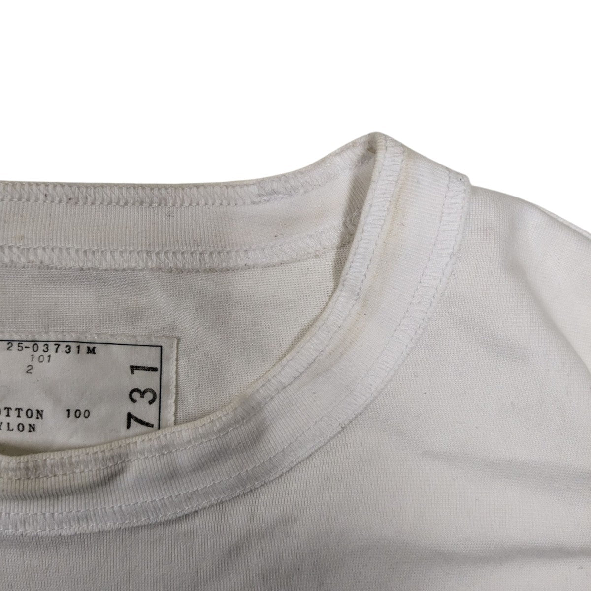 sacai 長袖シャツ 21-02583M サイズ3 sacai(サカイ) 長袖切替Tシャツ25-03731M 25-03731M ホワイト
