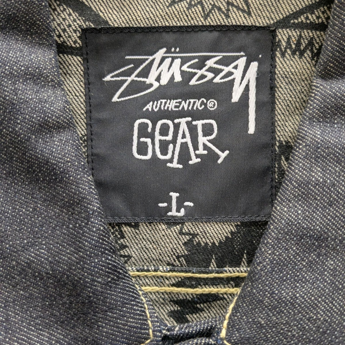 Stussy デニムジャケット　L Levi's Stussy Crispy Rinse Trucker Black デニムジャケット