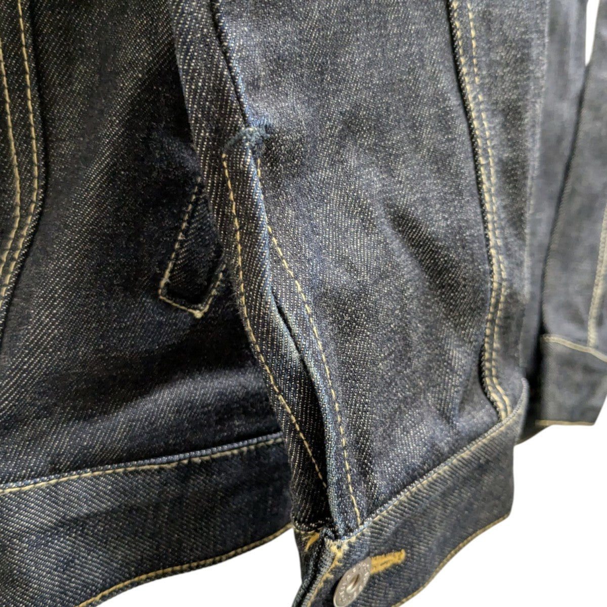【レディース】90s stussy デニムジャケット オーストラリア製 黒 S STUSSY ステューシー Authentic GEAR オーセンティックギア 裏地