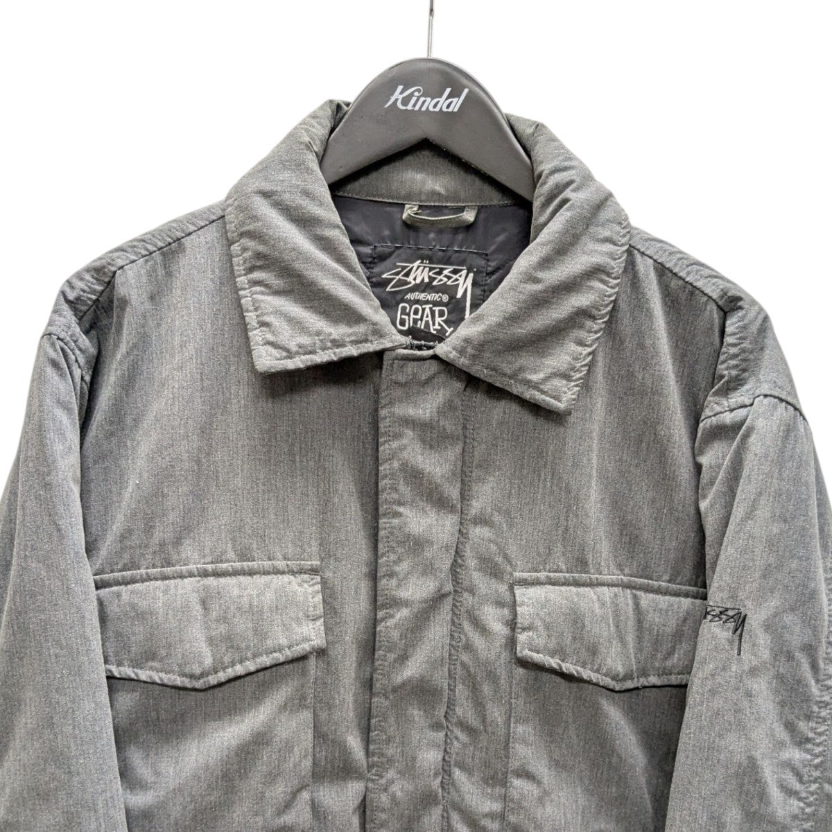 Stussy ダウンジャケット M グレー stussy(ステューシー) ダウンジャケット グレー サイズ L