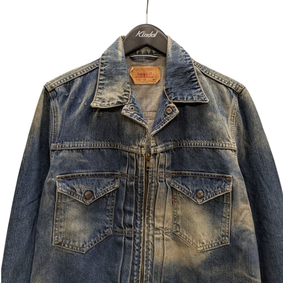 LEVI’S 70311ユーロモデル ジップデニムジャケット 古着・中古-2枚目のアイテム画像