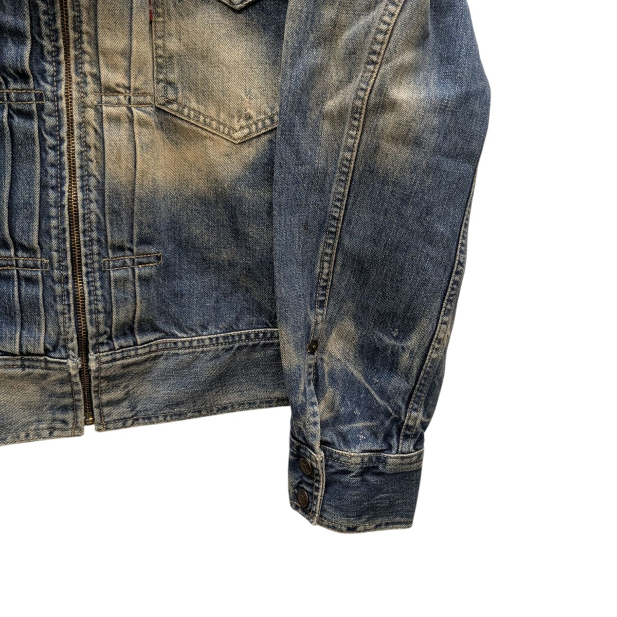 LEVI’S 70311ユーロモデル ジップデニムジャケット 古着・中古-3枚目のアイテム画像