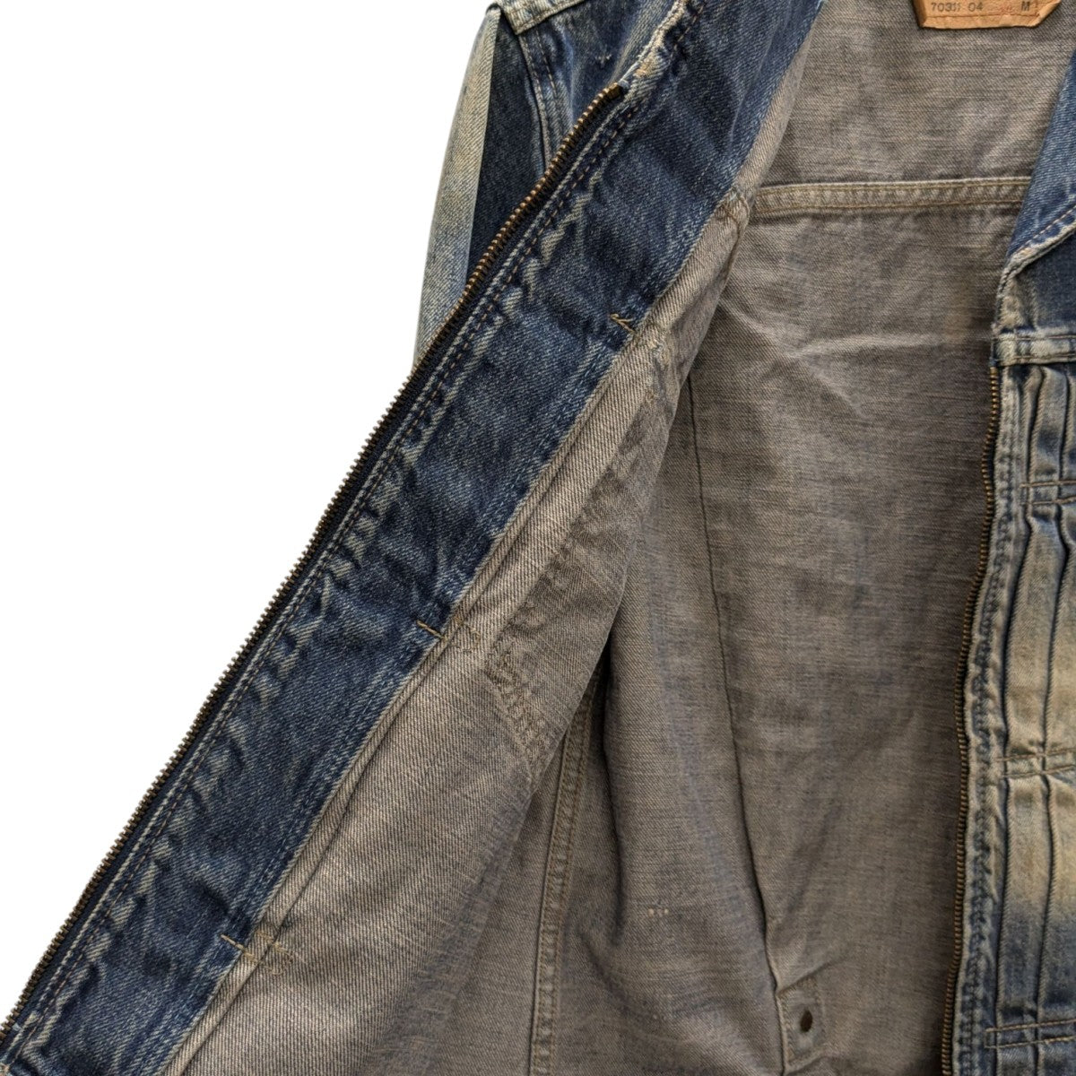 LEVI’S 70311ユーロモデル ジップデニムジャケット 古着・中古-6枚目のアイテム画像