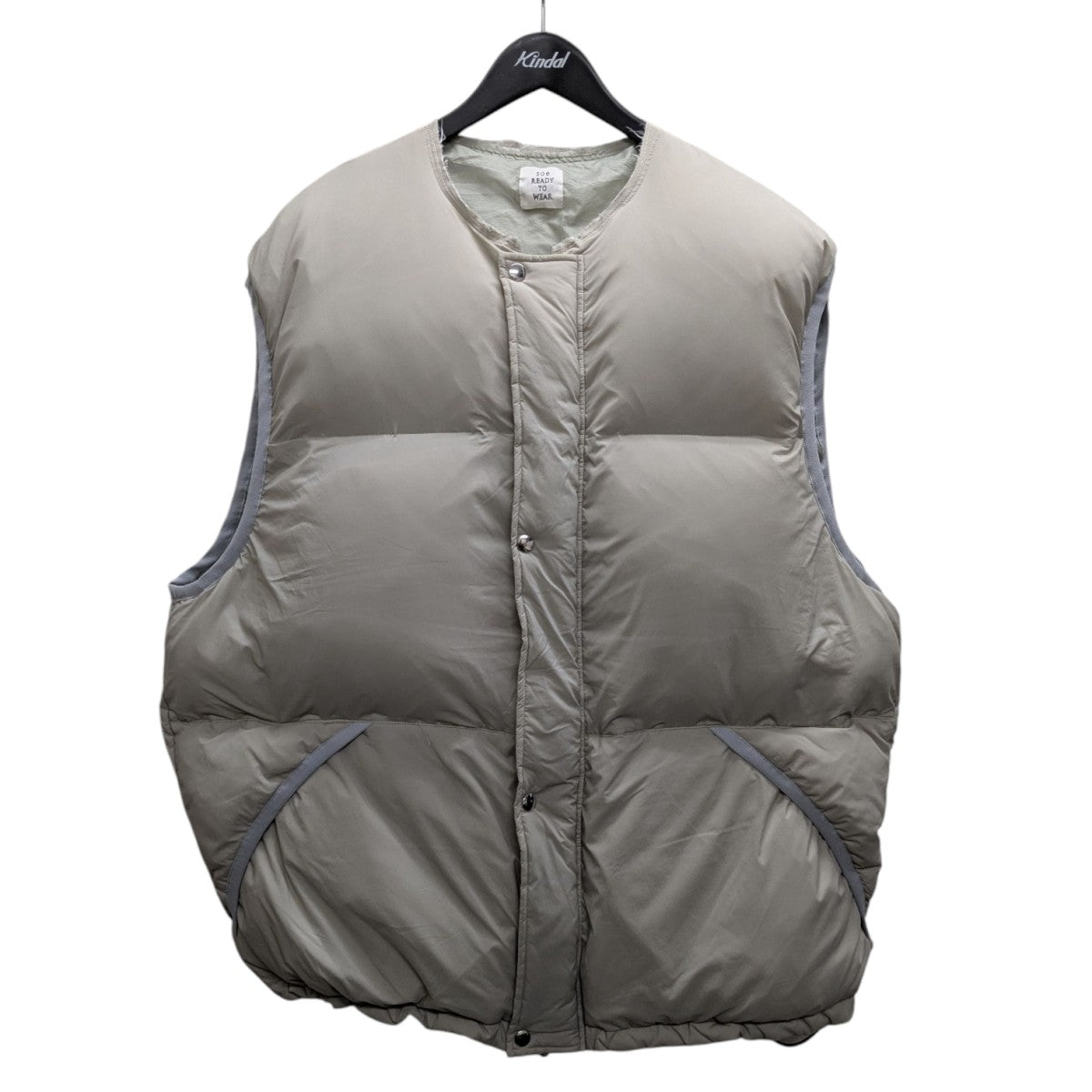 CONZ別注  Collarless Down Vest Jacketダウンベスト1253-43-004
