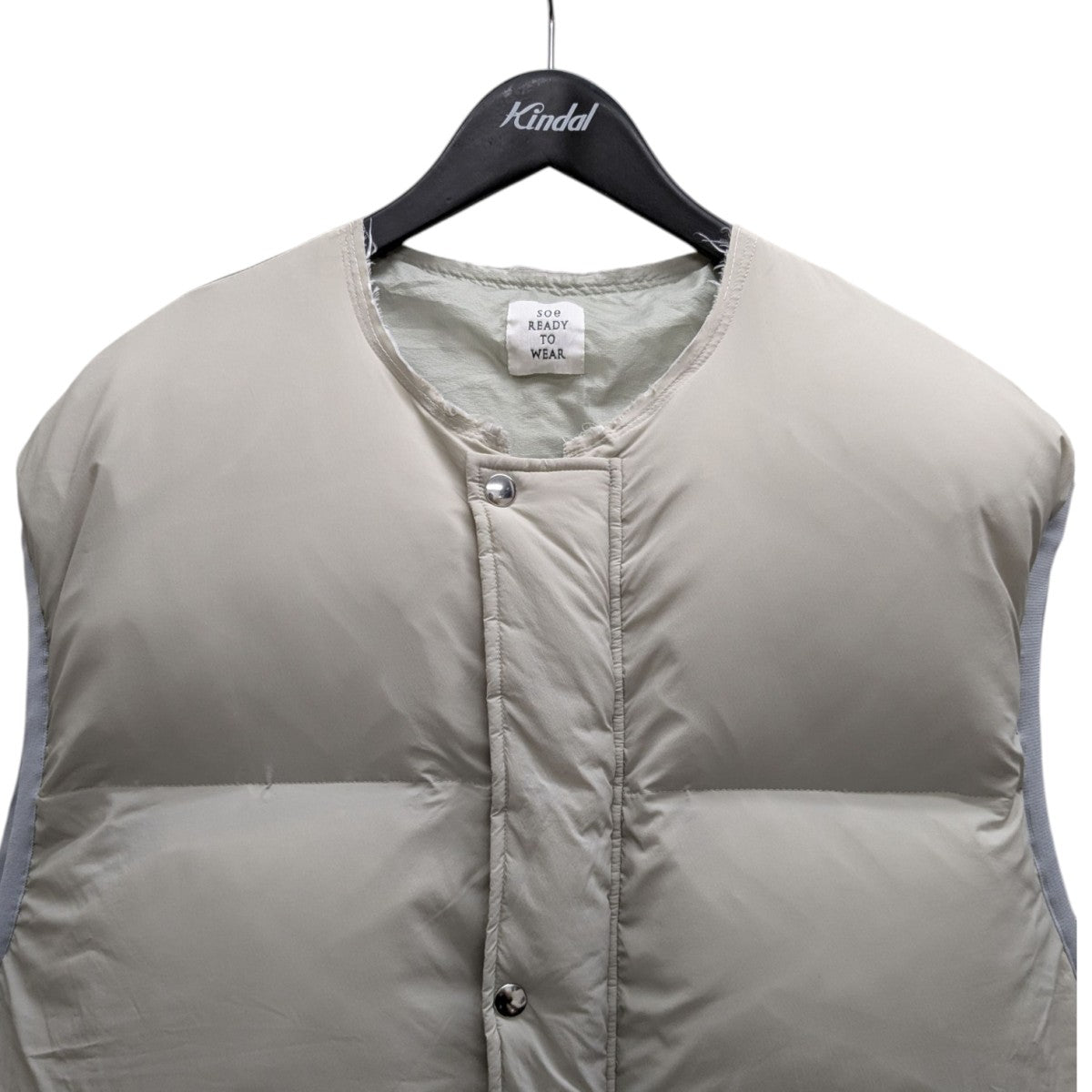 CONZ別注  Collarless Down Vest Jacketダウンベスト1253-43-004