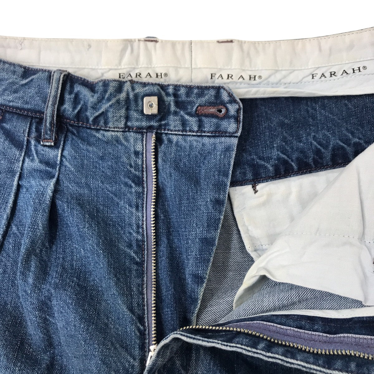 Two-tuck Wide Tapered Pants2タックデニムパンツFR0201-M4002