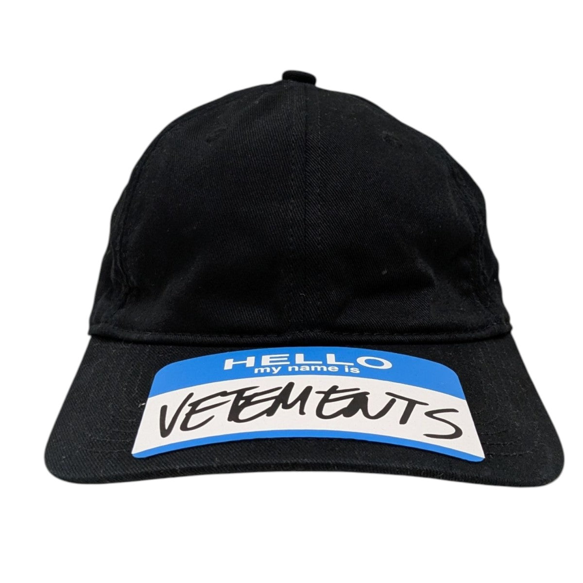 VETEMENTS(ヴェトモン) 25SSキャップVE25S-UA66CA110B-BK-O