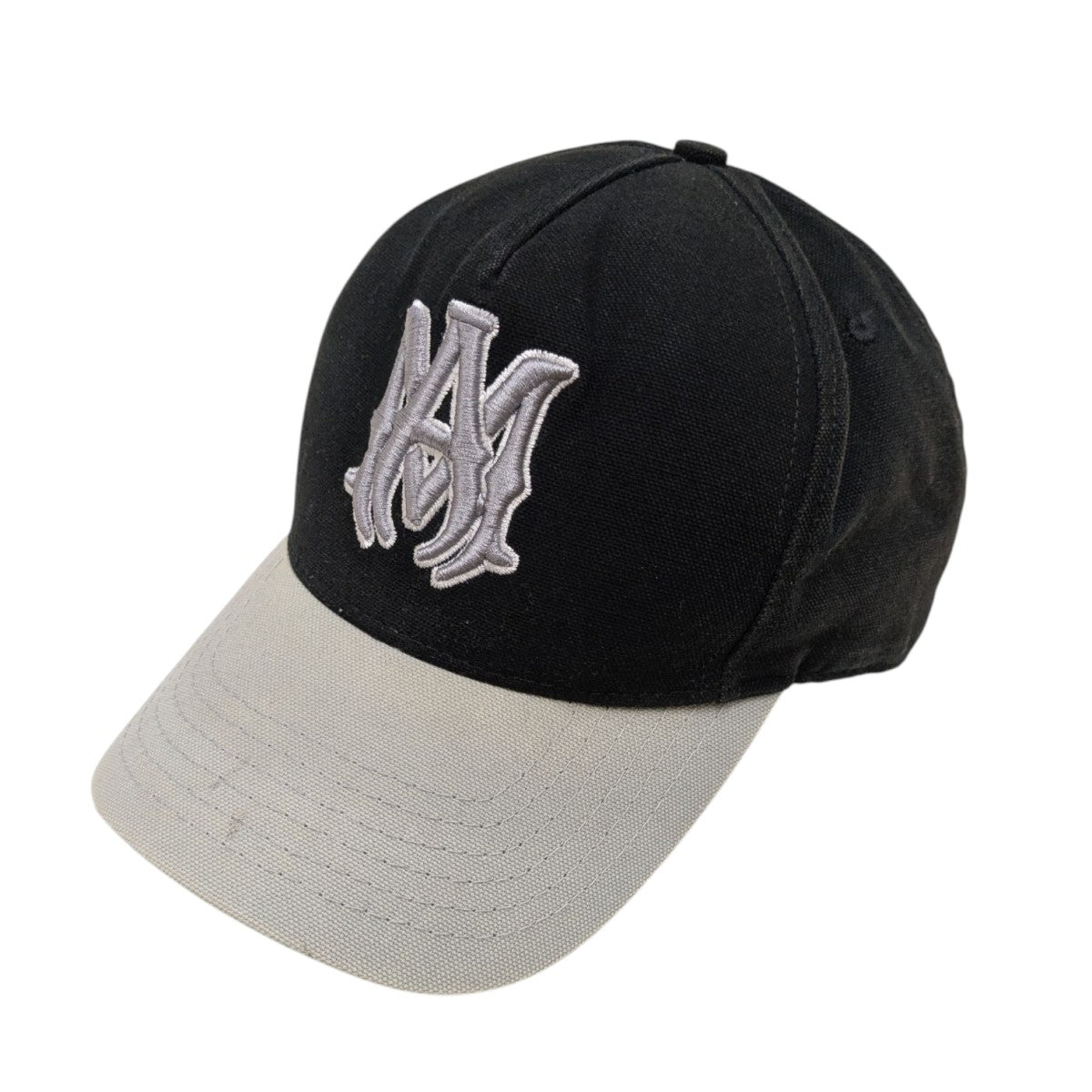 AMIRI(アミリ) Championship Hatツバ刺繍キャップ ブラック