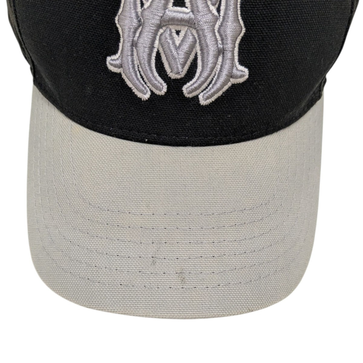 AMIRI アミリ ロゴ刺繍コットンキャンバス キャップ AMIRI アミリ MA OUTLINE CANVAS HAT/刺繍ロゴ フルキャンバス