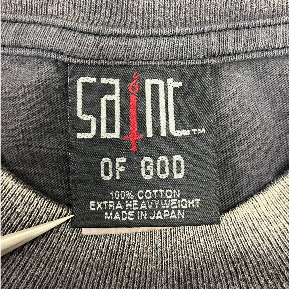 SAINT MICHAEL SNT OF GOD FG SS TEE プリントTシャツ 古着・中古-5枚目のアイテム画像