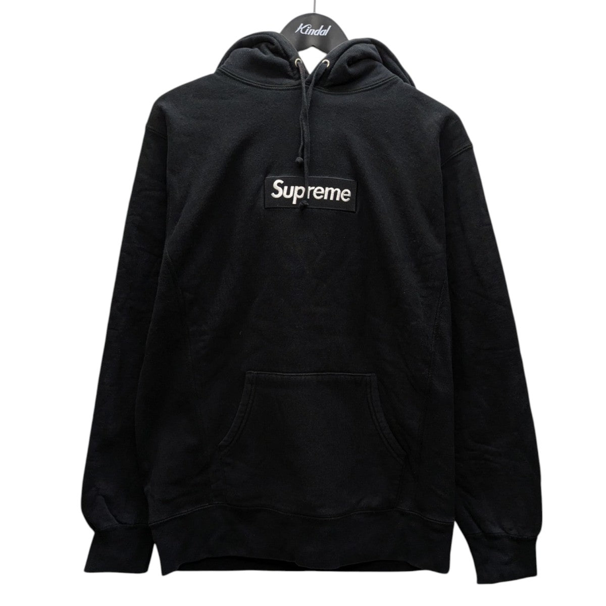 Supreme 黒 スウェットパーカー L Supreme(シュプリーム) 22FWRhinestone Shadow Hooded