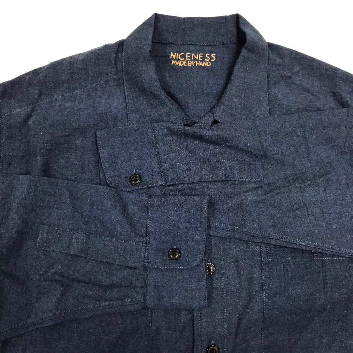 NICENESS(ナイスネス) 25AW長袖シャツ／S．トミー ( ヘザー