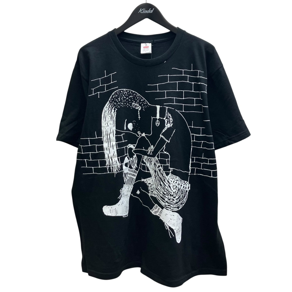Supreme×YOHJI YAMAMOTO Thinker TeeプリントTシャツ 古着・中古-1枚目のアイテム画像