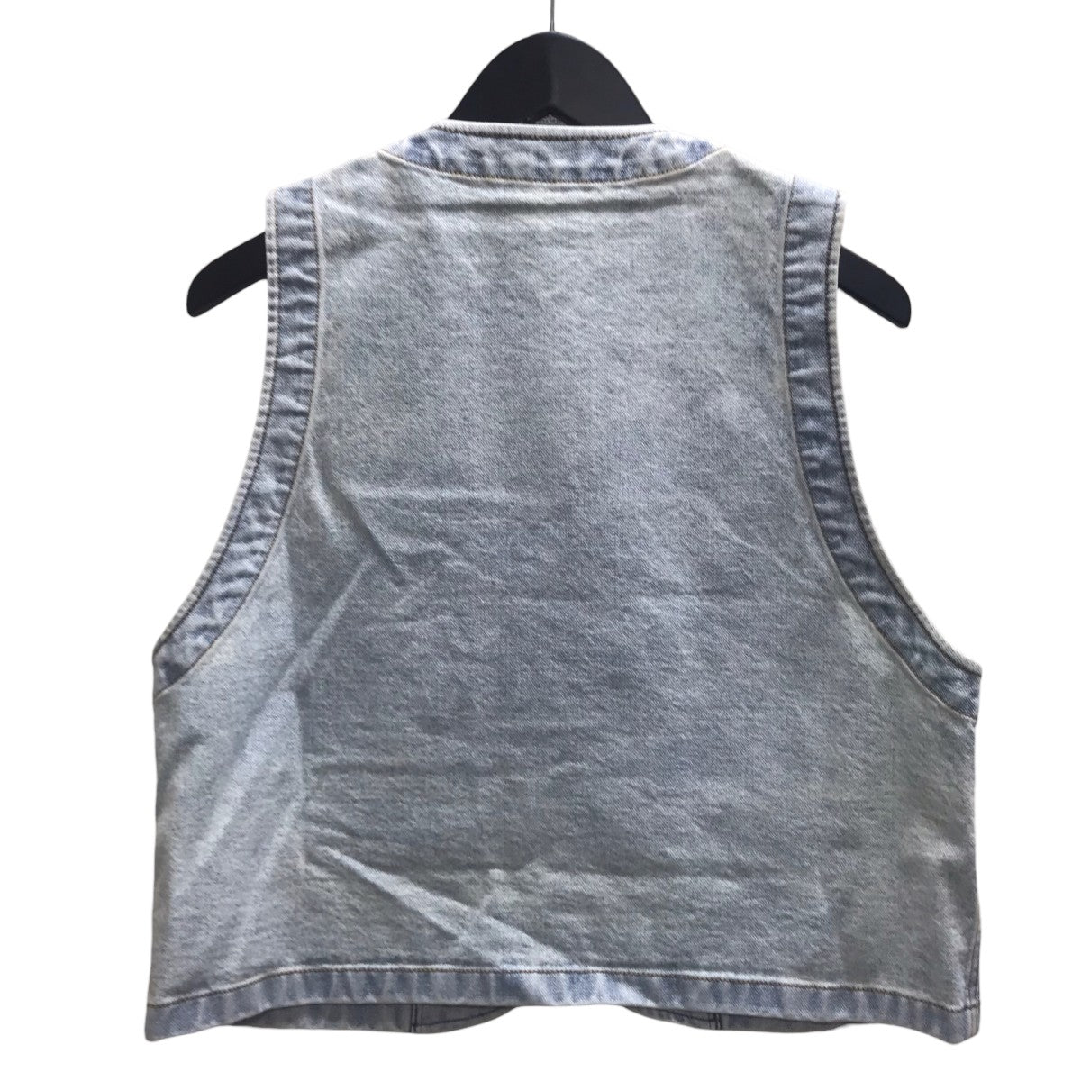 VIVIANO 25SSRuffle Denim Vest デニムベスト 古着・中古-3枚目のアイテム画像