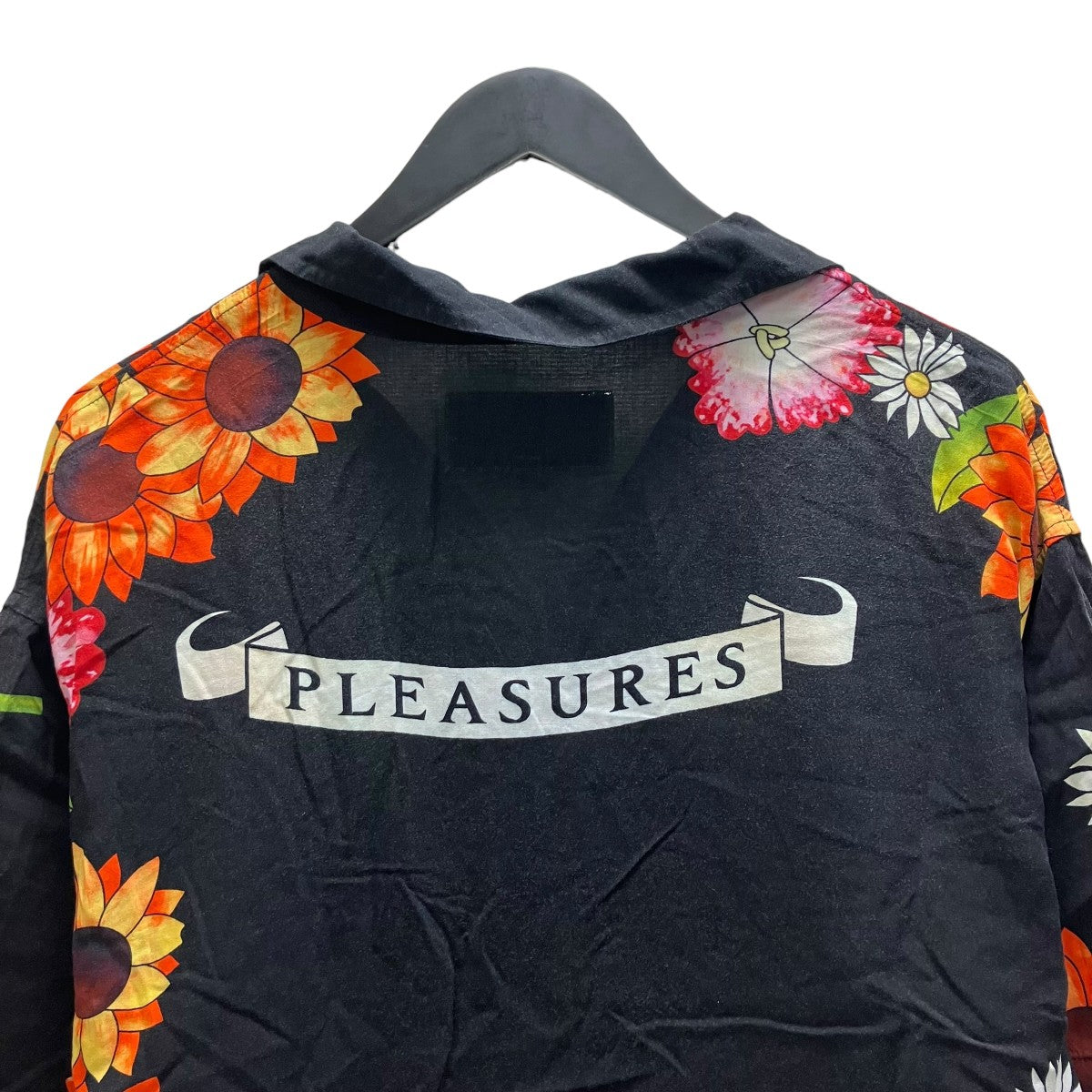 PLEASURES レーヨンシャツ 古着・中古-4枚目のアイテム画像