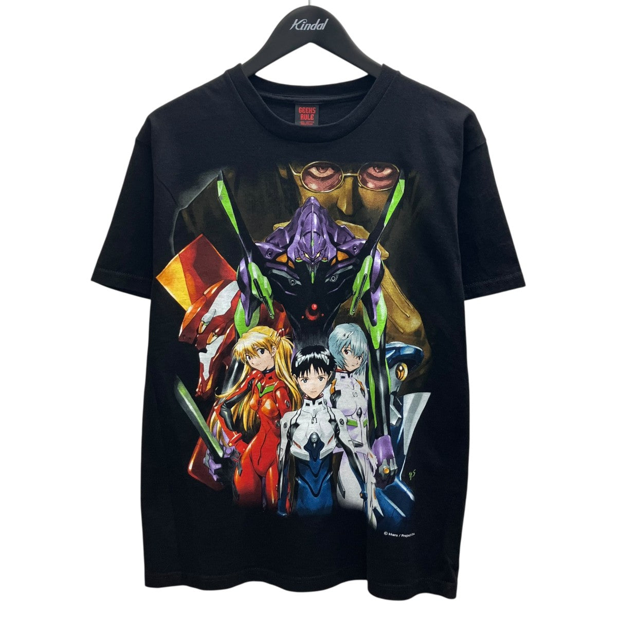 GEEKS RULE NEON GENESIS EVANGELION半袖Tシャツ 古着・中古-1枚目のアイテム画像