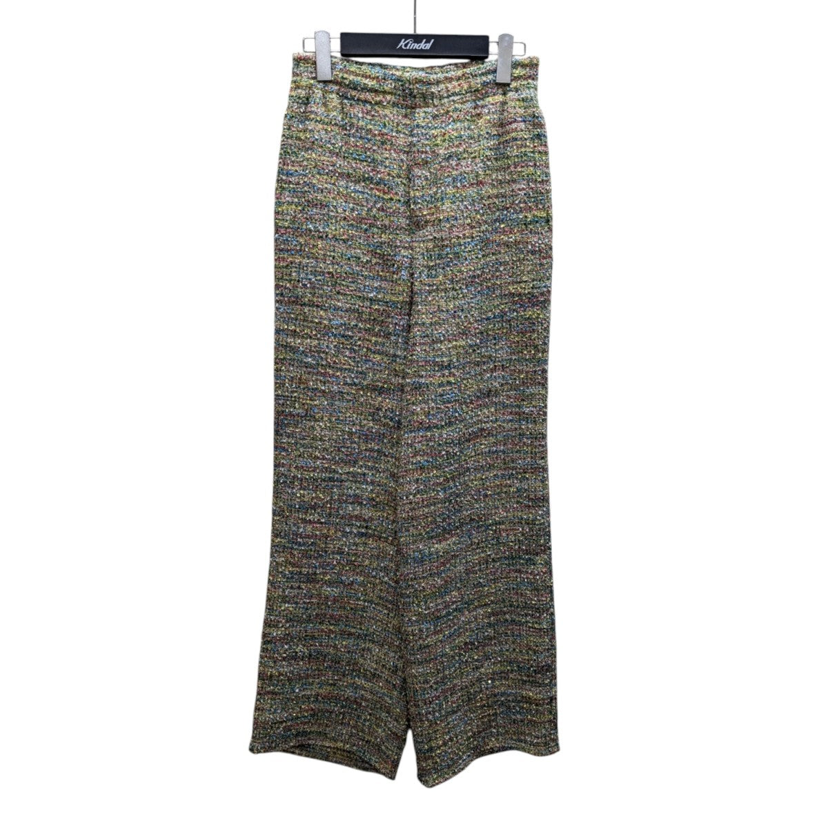 パンツ MASU 24ss candy tweed wide pants MASU(エムエーエスユー) 24SSCANDY TWEED WIDE PANTSキャンディー
