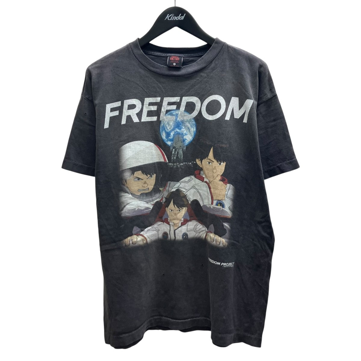 SAINT MICHAEL FD-SS TEE FREEDOM フリーダムTシャツ 古着・中古-1枚目のアイテム画像