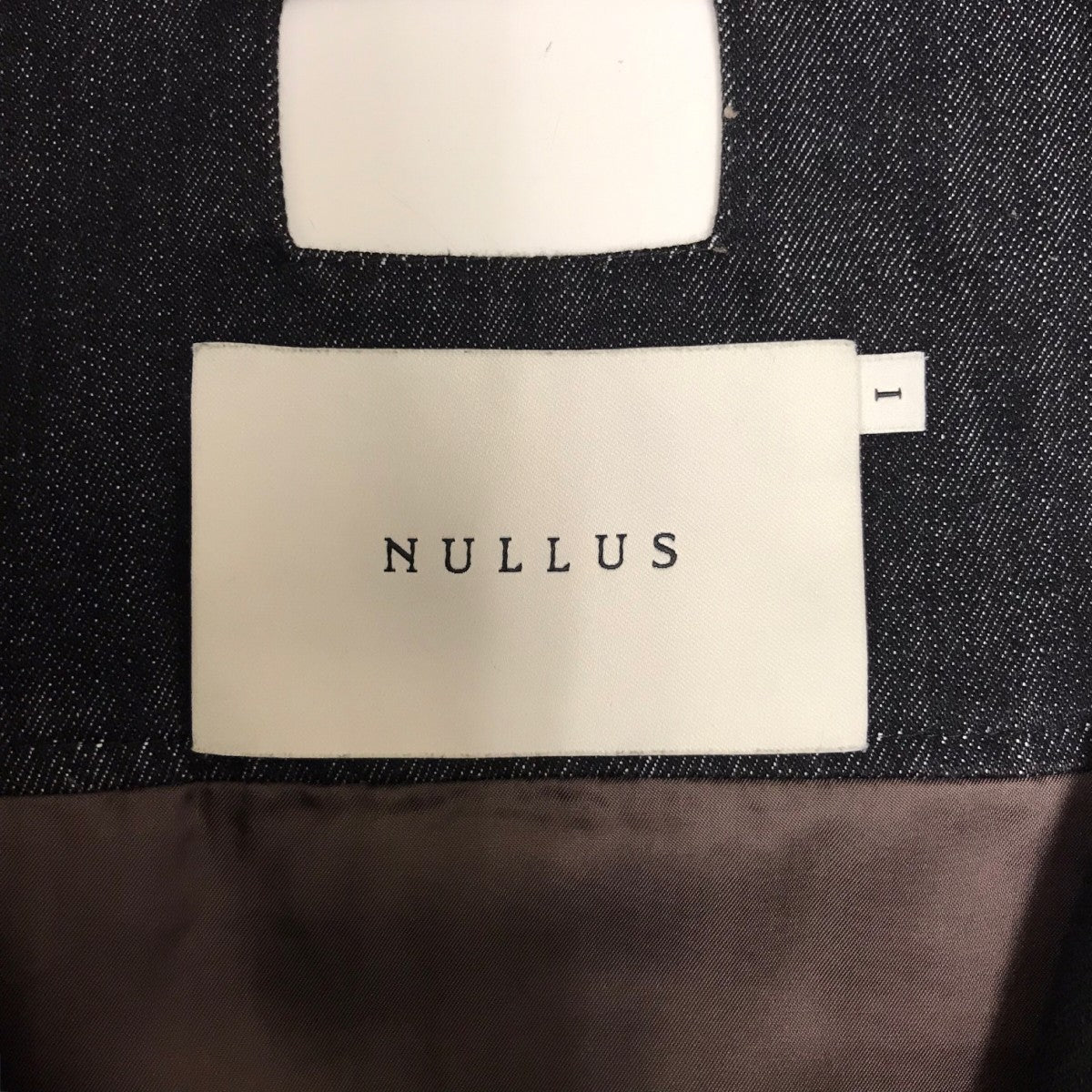 NULLUS(ヌル) denim jacketデニムジャケット インディゴ サイズ