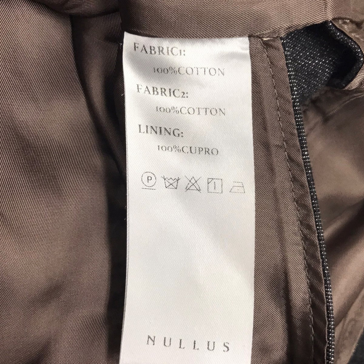 ジャケット・アウター nullus denim jacket NULLUS(ヌル) denim jacketデニムジャケット インディゴ サイズ
