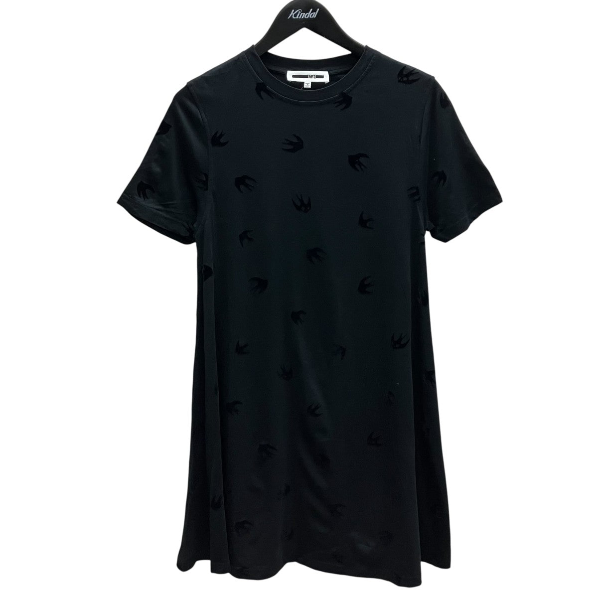 ALEXANDER McQUEEN ツバメ柄ワンピース 古着・中古-1枚目のアイテム画像