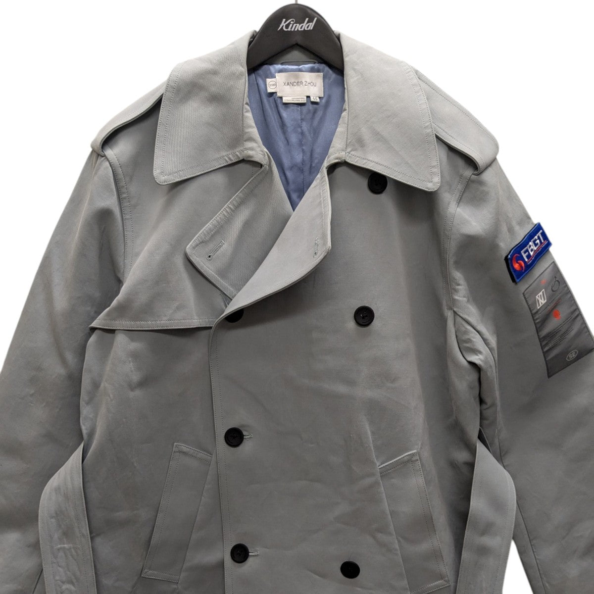 Xander Zhou ザンダーゾウ 2019ss 変形 ショートトレンチコート Xander Zhou ショートトレンチ Xander Zhou ザンダーゾウ 2019ss