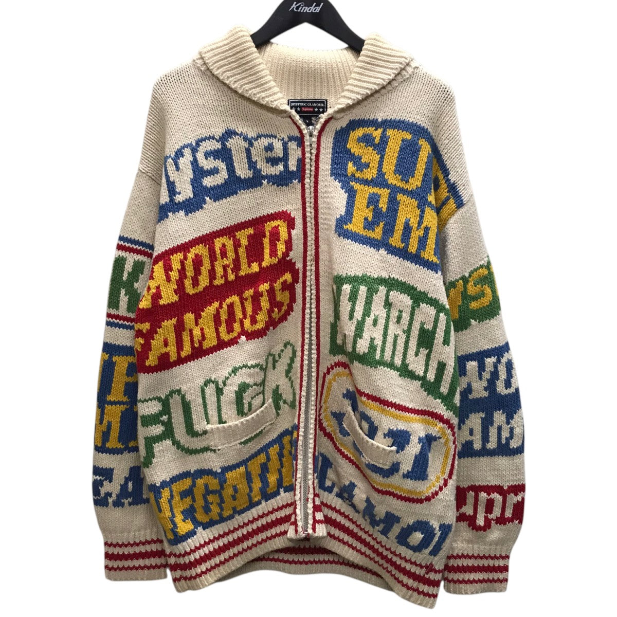 ヒステリックグラマー ニットカーディガンLサイズ ヒステリックグラマー ニットカーディガン L