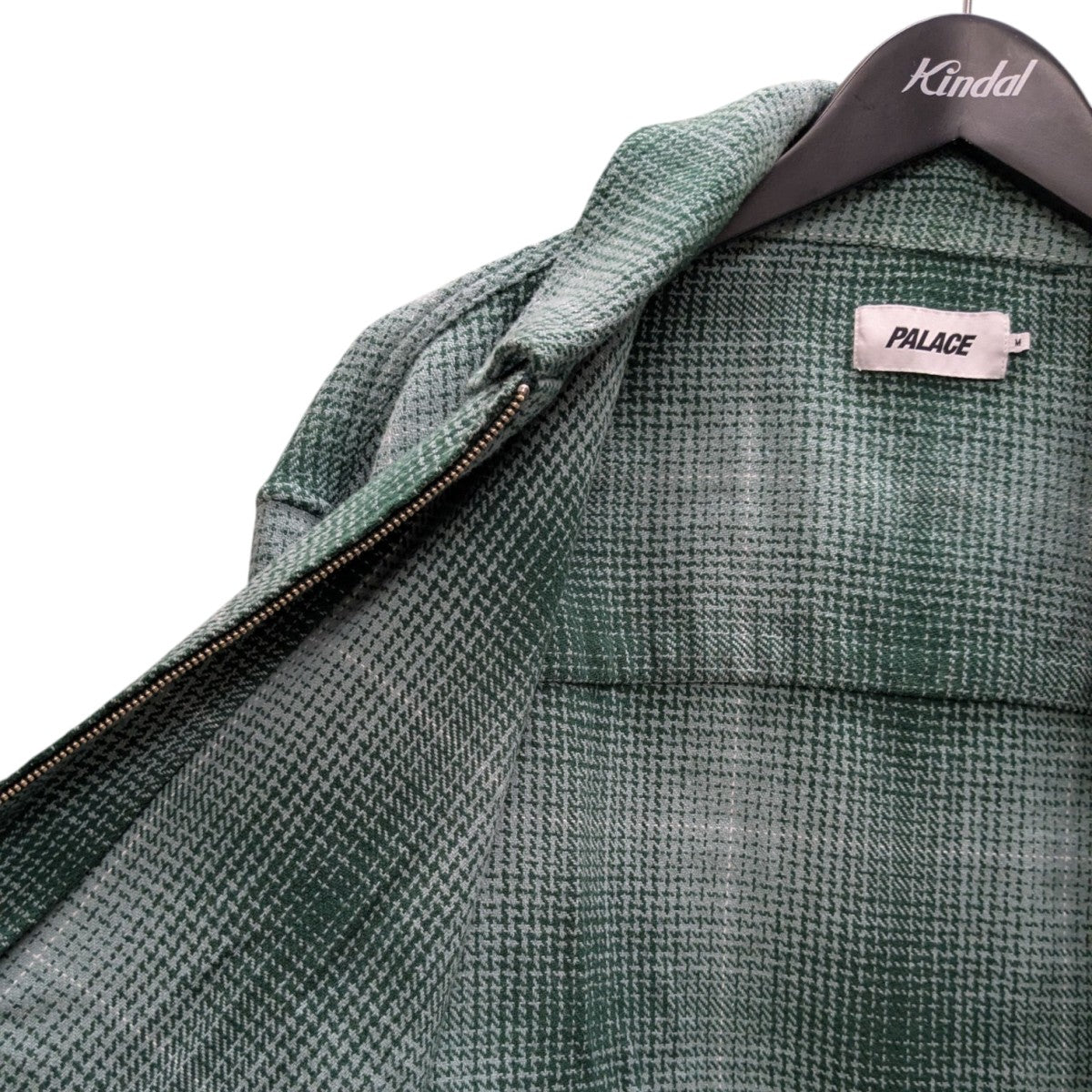 S】Palace wool shirt jacket green