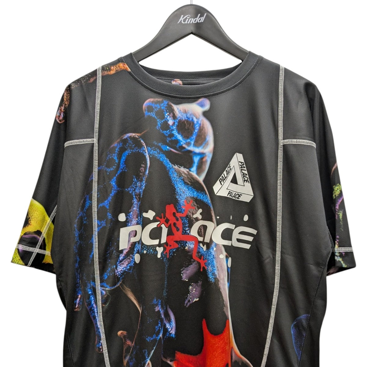 PALACE(パレス) 25FW FROGGER TECH JERSEY半袖ジャージ ブラック