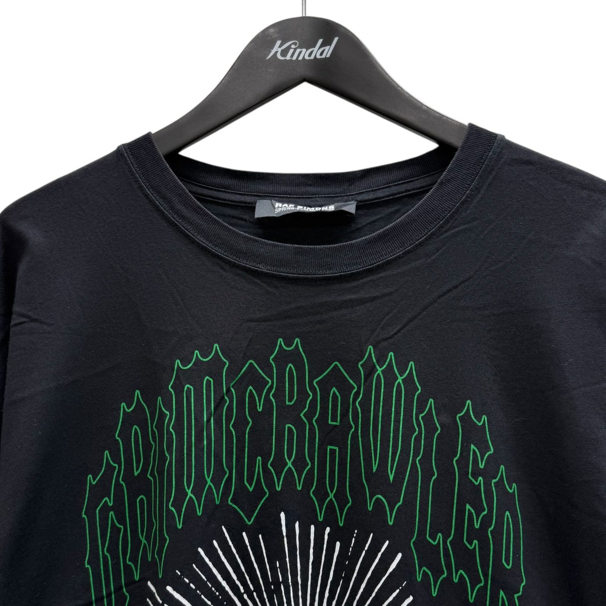 RAF SIMONS Oversized T-shirt Grimcrawler オーバーサイズグラフィックTシャツ 古着・中古-2枚目のアイテム画像