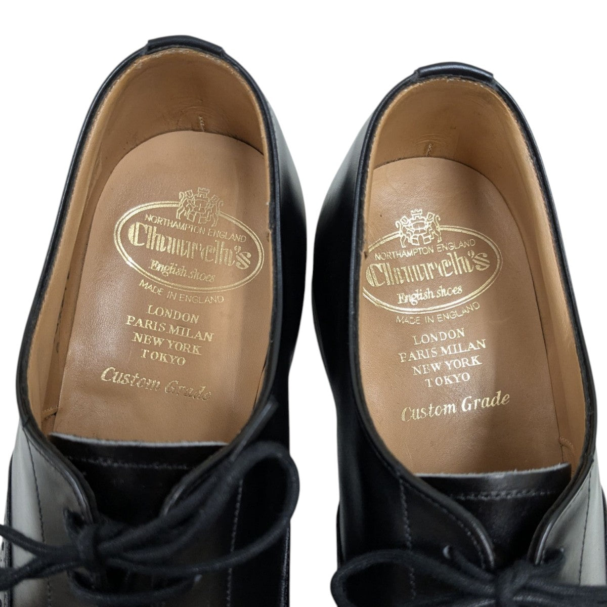 CHURCH'S(チャーチ) GRANBY パンチドキャップトゥレザーシューズ