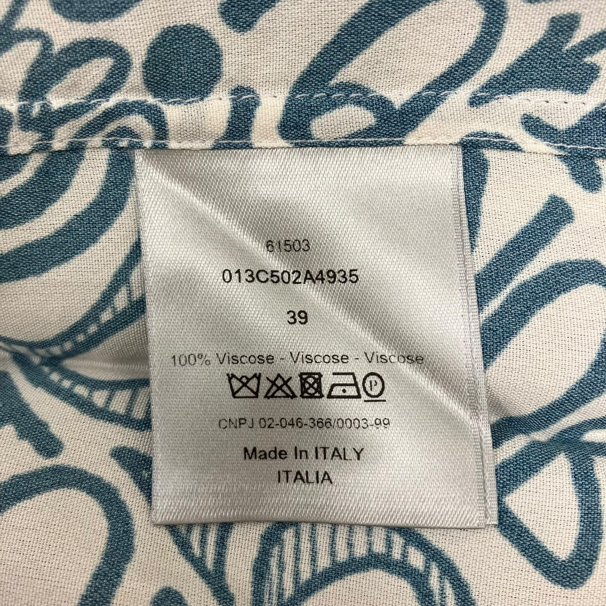 DIOR×Shawn Stussy ショートスリーブシャツ 古着・中古-6枚目のアイテム画像