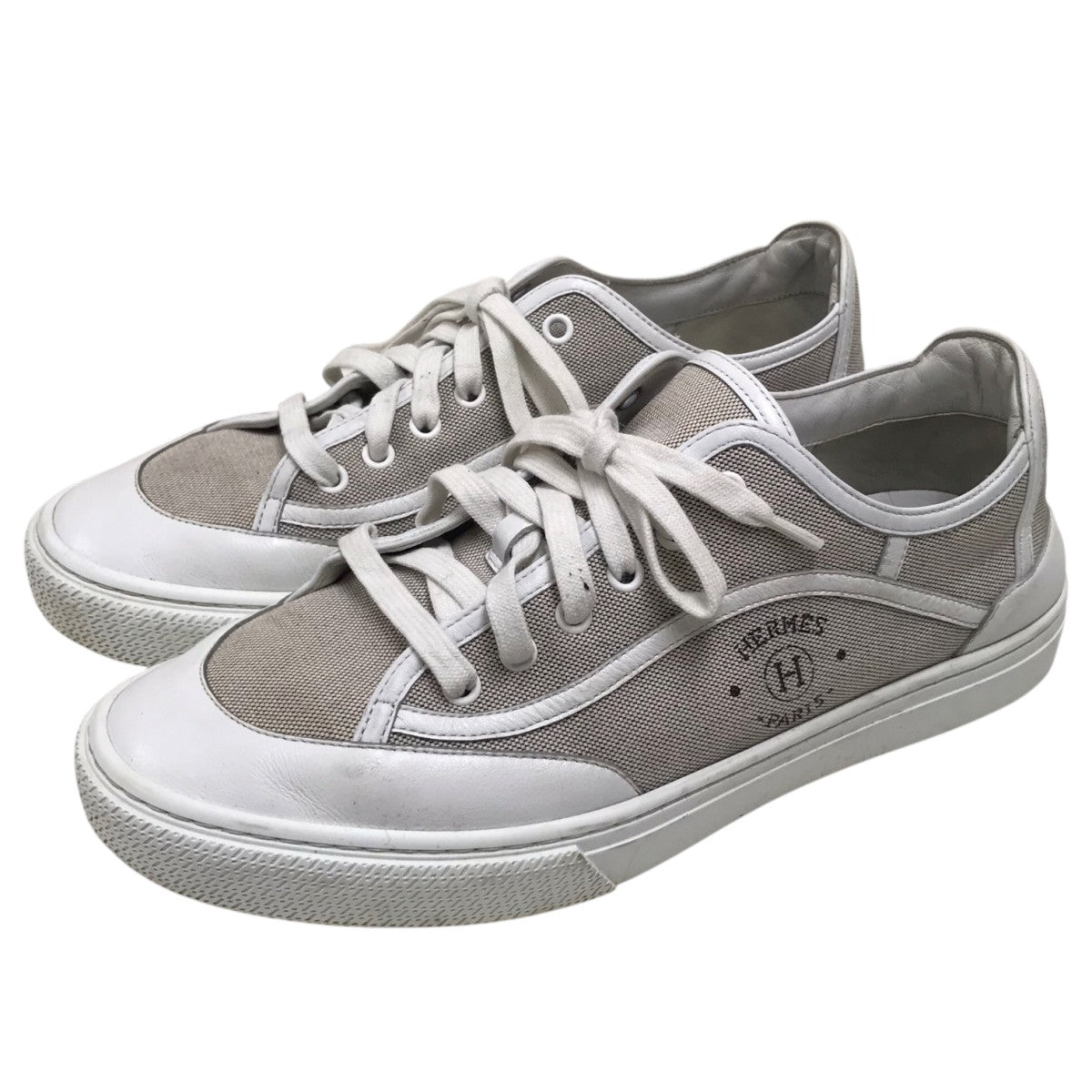 HERMES(エルメス) ローカットスニーカー ベージュ サイズ 41.5｜【公式