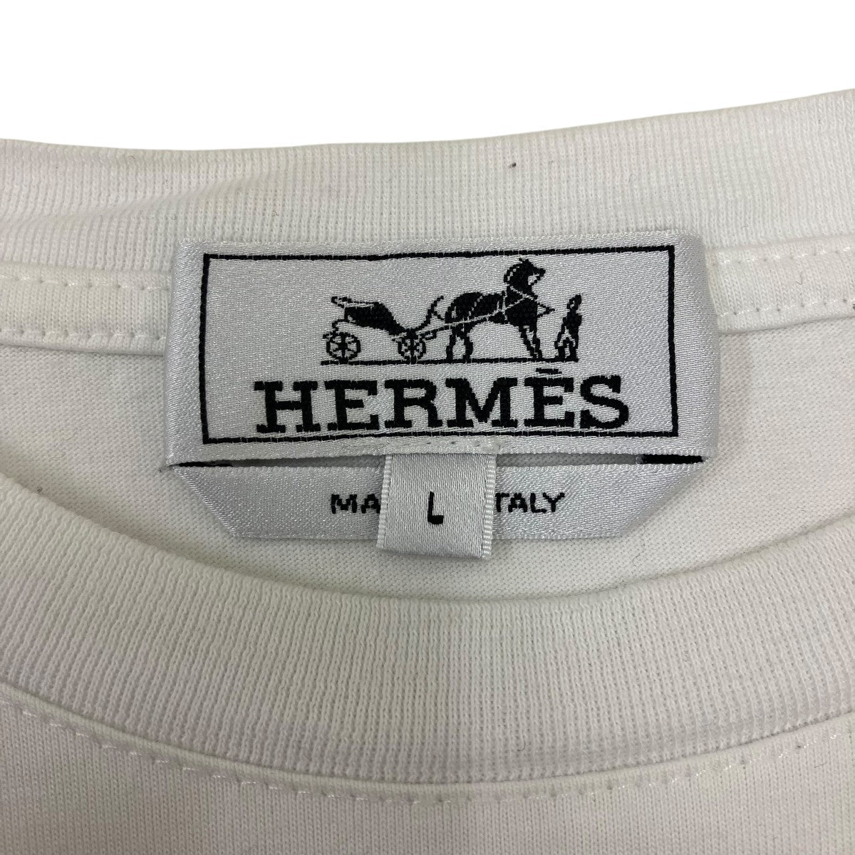 HERMES 胸刺繍Tシャツ 古着・中古-5枚目のアイテム画像