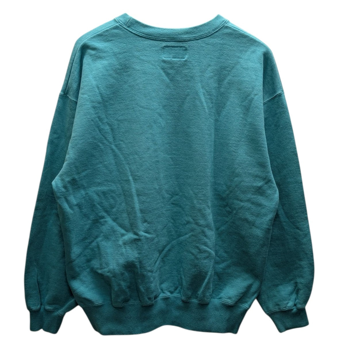 DESCENDANT(ディセンダント) クルーネックスウェット ターコイズ