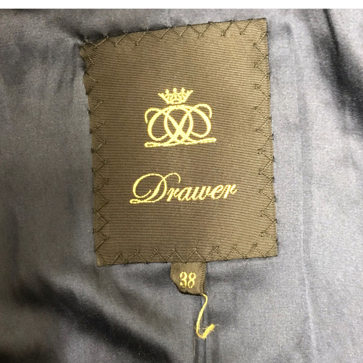 Drawer(ドゥロワー) ウールカシミヤメルトンピーコート6525-29-0661