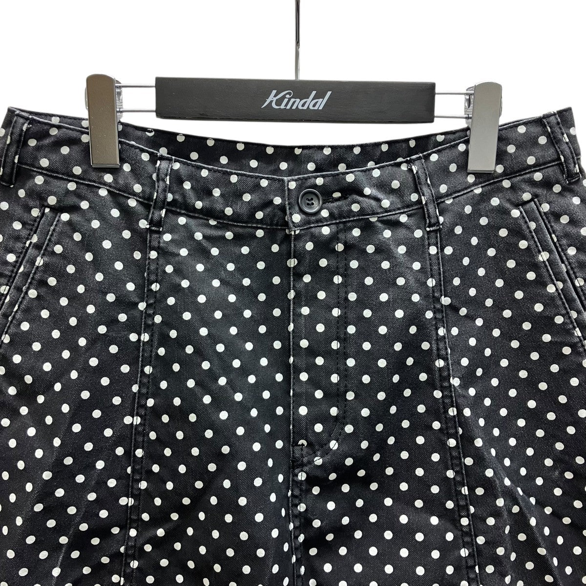 BLACK COMME des GARCONS ドットサルエルハーフパンツ 古着・中古-2枚目のアイテム画像