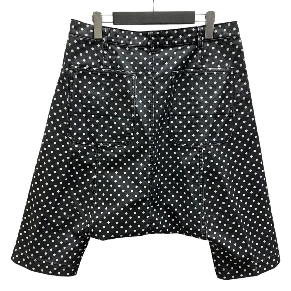 BLACK COMME des GARCONS ドットサルエルハーフパンツ 古着・中古-3枚目のアイテム画像