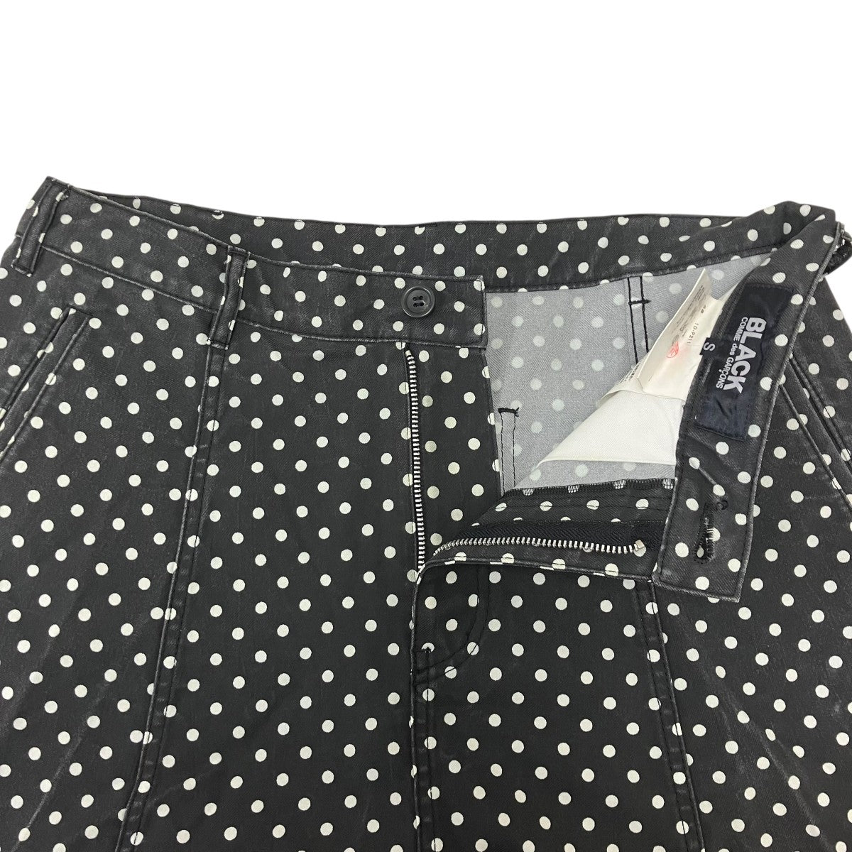 BLACK COMME des GARCONS ドットサルエルハーフパンツ 古着・中古-5枚目のアイテム画像