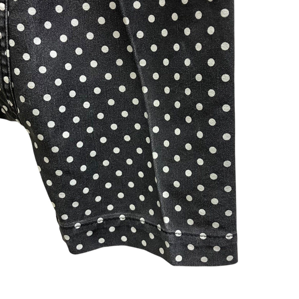 BLACK COMME des GARCONS ドットサルエルハーフパンツ 古着・中古-6枚目のアイテム画像