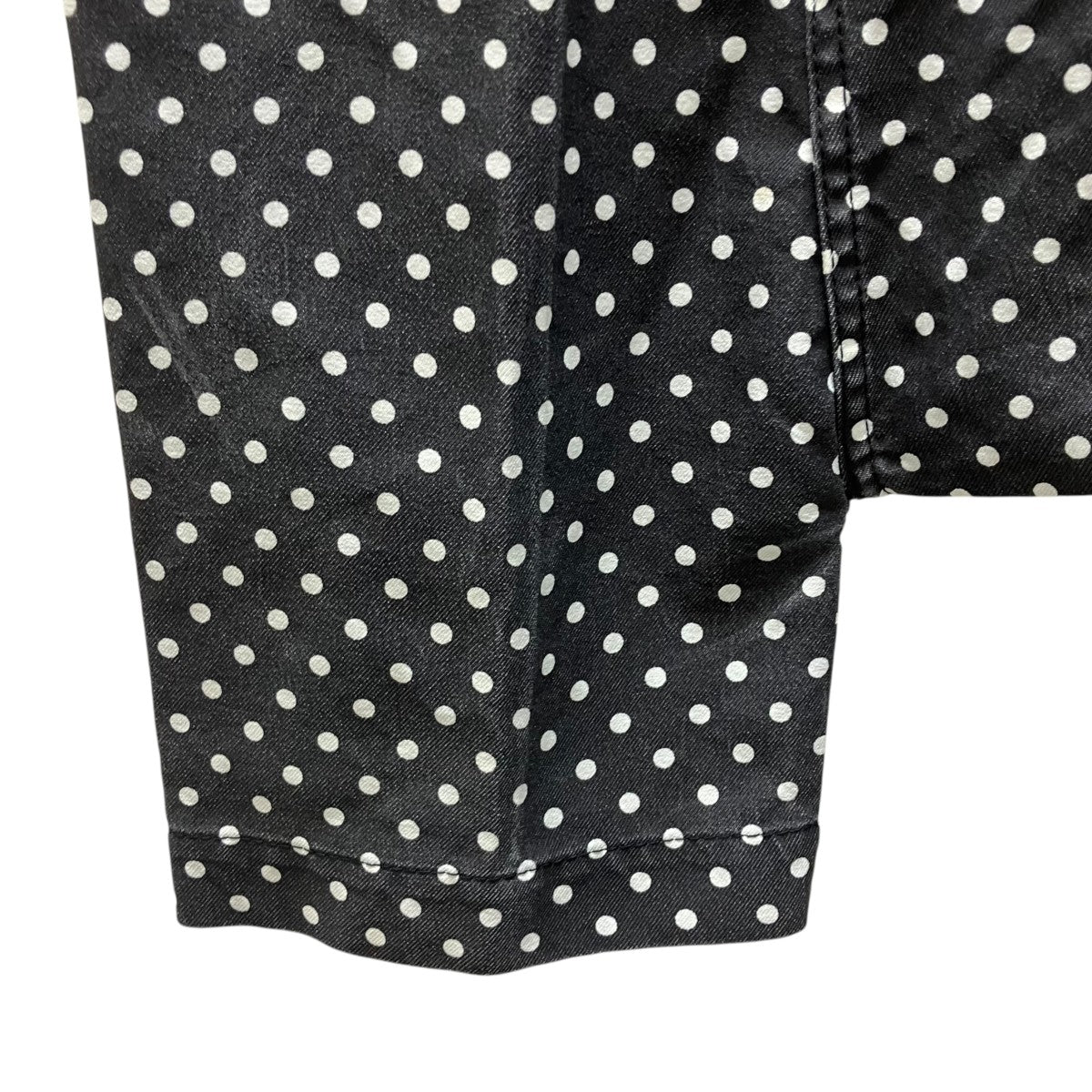 BLACK COMME des GARCONS ドットサルエルハーフパンツ 古着・中古-7枚目のアイテム画像