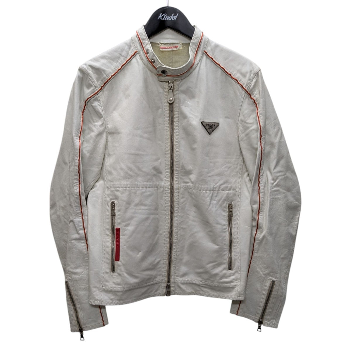 プラダスポーツ ライダースジャケット PRADA SPORTS(プラダスポーツ) 00s ダブルジップレザージャケット