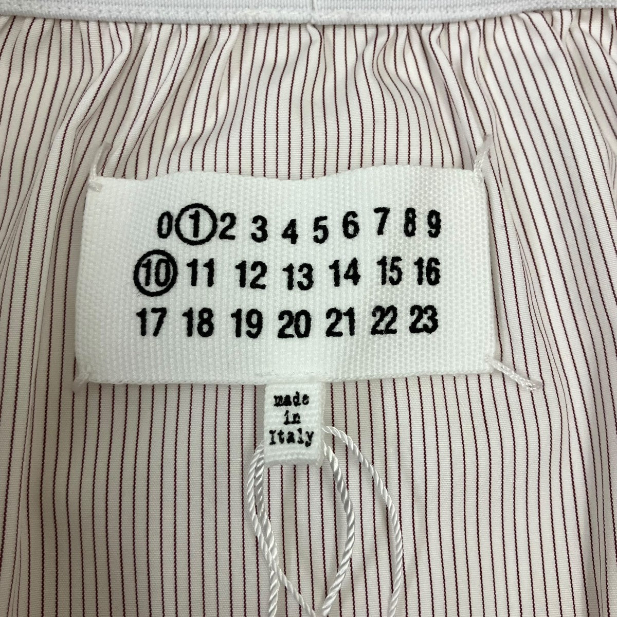 Maison Margiela ストライプショートパンツ 古着・中古-5枚目のアイテム画像
