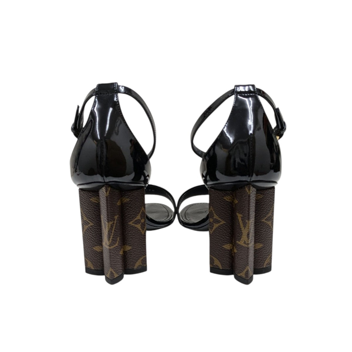 LOUIS VUITTON(ルイヴィトン) モノグラムオープントゥパンプス