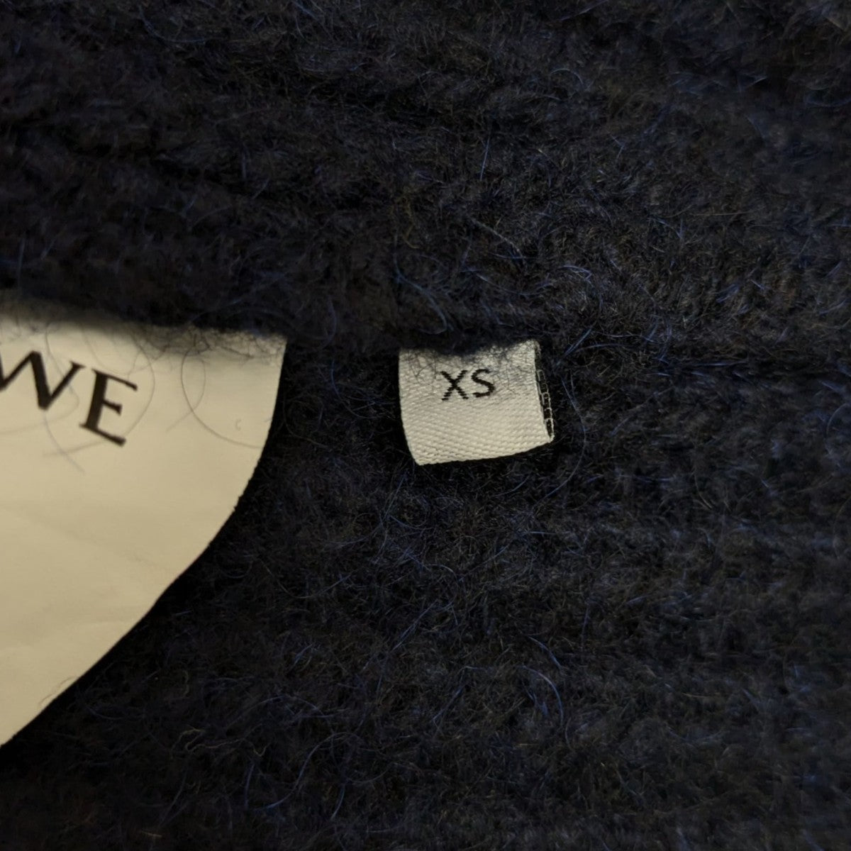 LOEWE(ロエベ) カシミヤモヘアVネックニット S540Y15KAO ネイビー