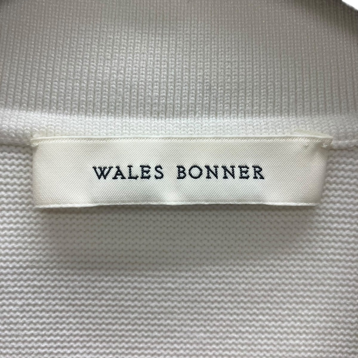 WALES BONNER 襟ストライプニットポロシャツ 古着・中古-5枚目のアイテム画像