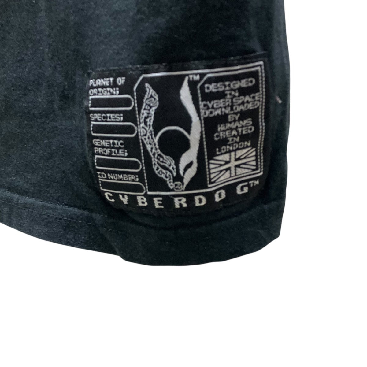 CYBERDOG LONDON(サイバードッグロンドン) プリントTシャツ ブラック