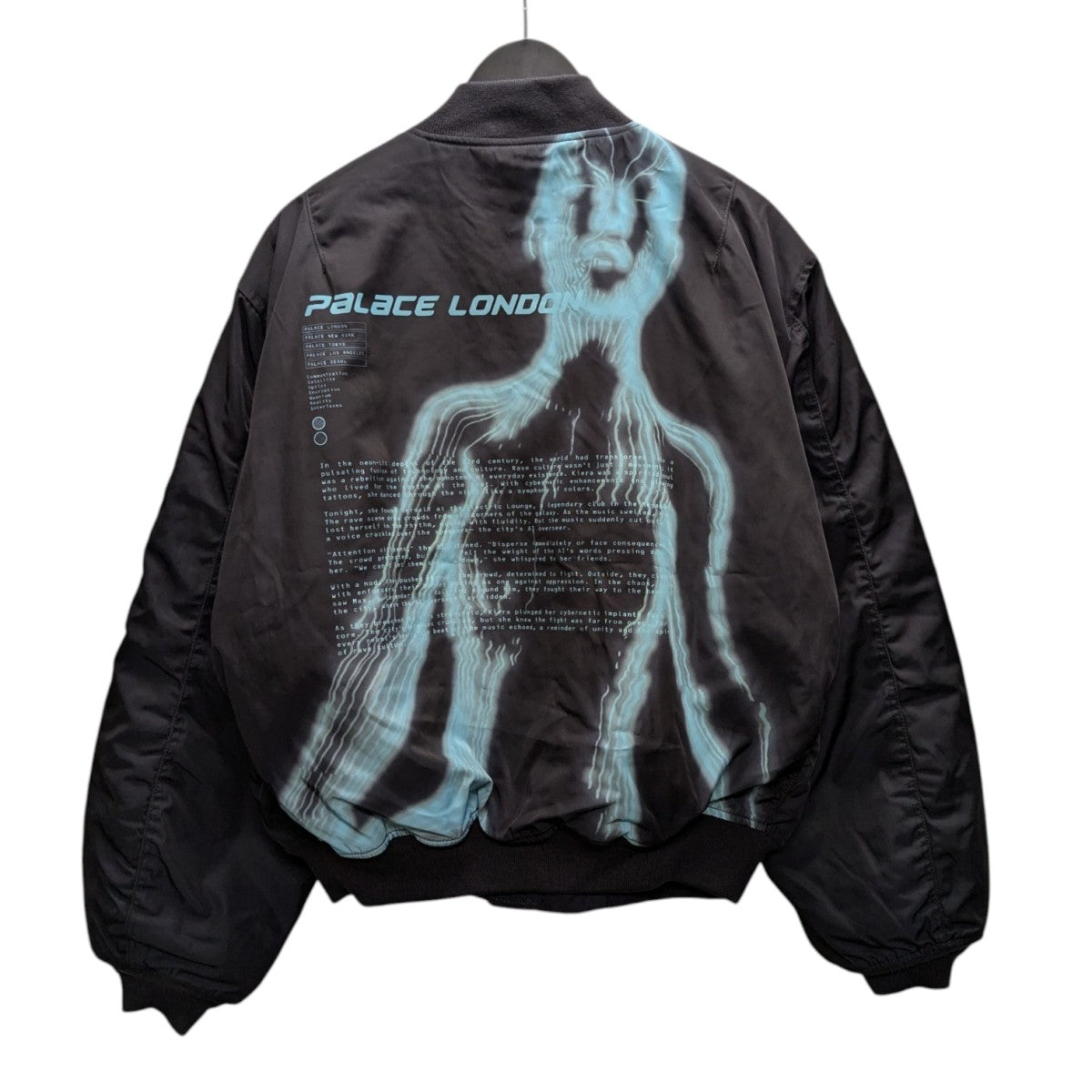 PALACE(パレス) CHAKRA RAVE JACKETMA-1ジャケット ブラック